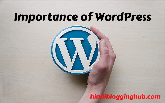 Importance of WordPress