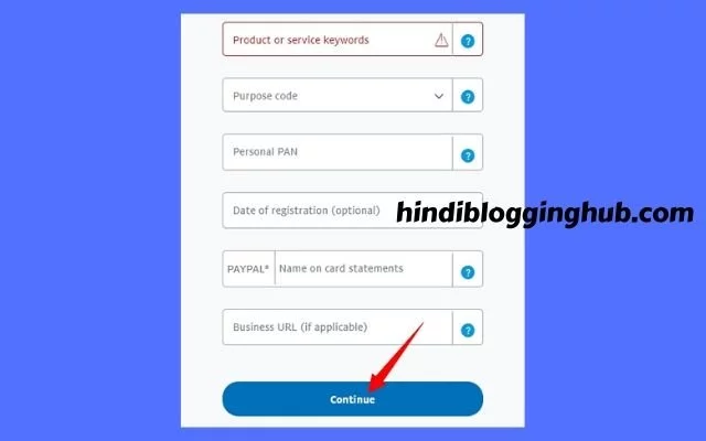 Paypal meaning in Hindi