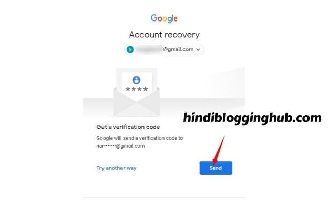 Gmail account password recover proceess