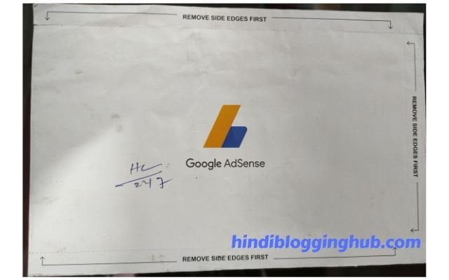 Google AdSense PIN Letter