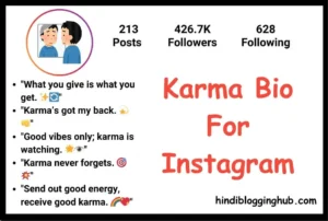 Karma Bio For Instagram